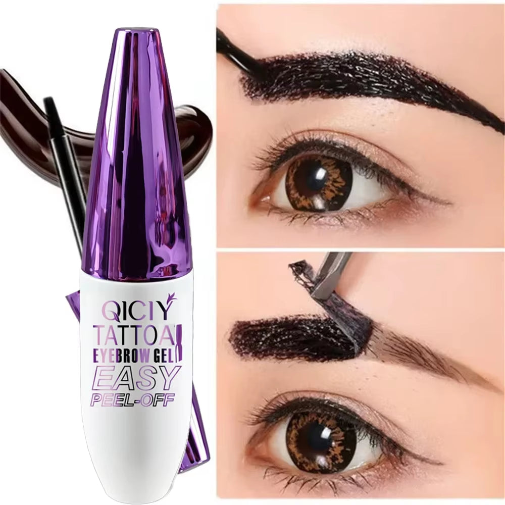 Effortless Eyebrow Perfection: Lasting 3 Days Tattoo Gel Cream - Waterproof, Smudge-Proof, and Easy to Peel Off