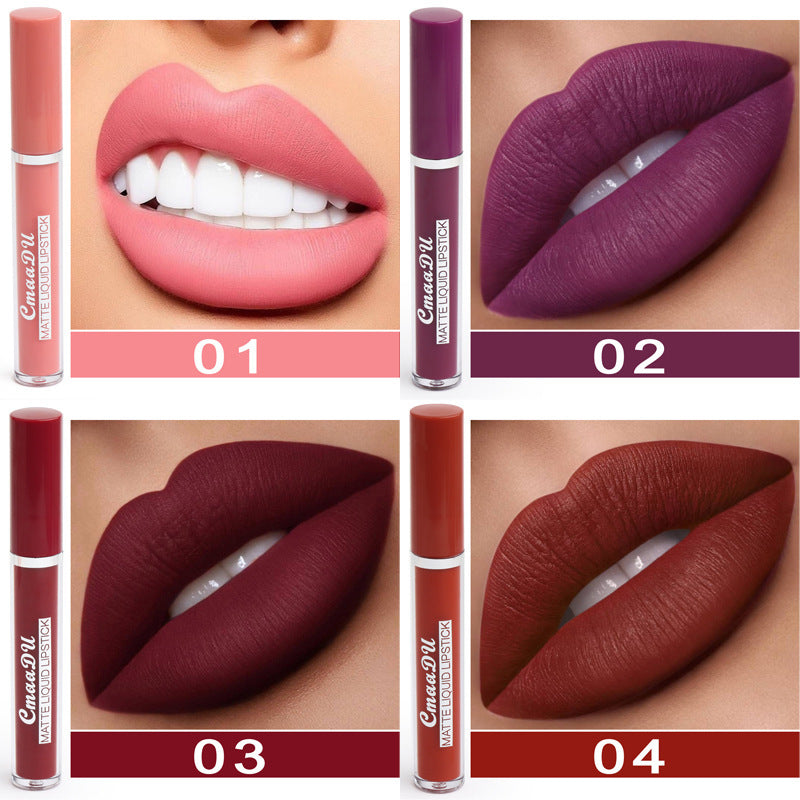 10 Non-stick Cup Waterproof Matte Lipstick