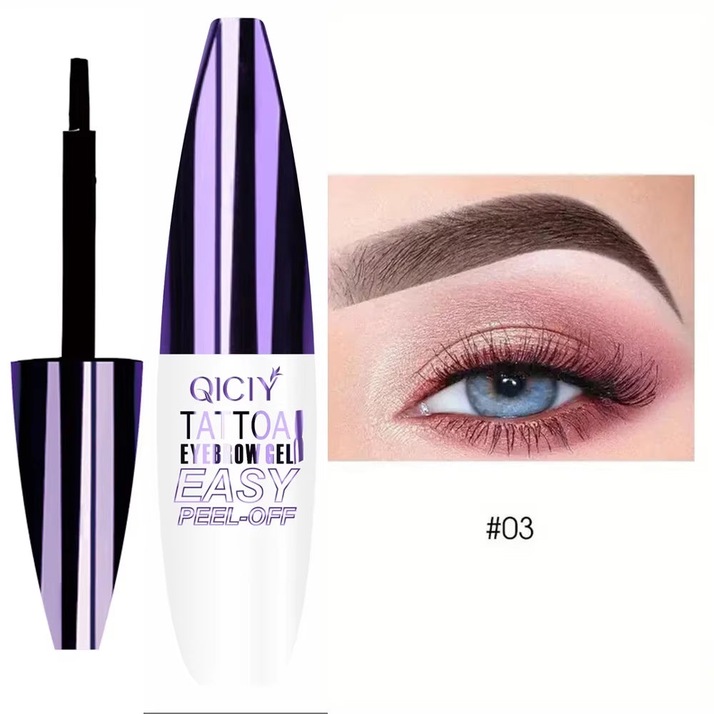 Effortless Eyebrow Perfection: Lasting 3 Days Tattoo Gel Cream - Waterproof, Smudge-Proof, and Easy to Peel Off