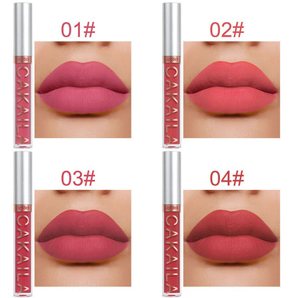 10 Matte Nonstick Cup Waterproof Lip Gloss