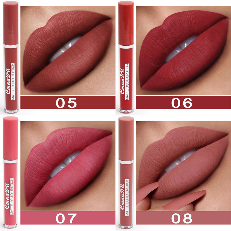 10 Non-stick Cup Waterproof Matte Lipstick